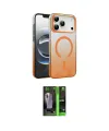 ieg™ iPhone 17 Pro Max Kılıf Ahenk Doku Özel Seri - Siyah 360 Mat Full Body Arka Koruyucu