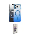 ieg™ iPhone 17 Pro Max Kılıf Ahenk Doku Özel Seri - Siyah Bilvis 3D Cam Ekran Koruyucu