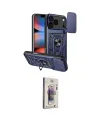 ieg™ iPhone 17 Pro Max Kılıf Ahenk Klasik - Siyah Bilvis 3D Cam Ekran Koruyucu