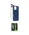 ieg™ iPhone 17 Pro Max Kılıf Ahenk Minimal Serisi - Şeffaf 360 Full Body Arka Koruyucu
