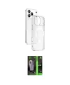 ieg™ iPhone 17 Pro Max Kılıf Ahenk Minimal Serisi - Şeffaf 360 Full Body Arka Koruyucu