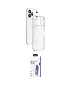 ieg™ iPhone 17 Pro Max Kılıf Ahenk Minimal Serisi - Siyah Bilvis 3X AR HD Cam Ekran Koruyucu