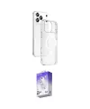 ieg™ iPhone 17 Pro Max Kılıf Ahenk Minimal Serisi - Siyah Bilvis 5in1 3D Magic Cam Ekran Koruyucu