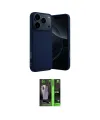 ieg™ iPhone 17 Pro Max Kılıf Ahenk Serisi - Şeffaf 360 Full Body Arka Koruyucu