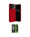 ieg™ iPhone 17 Pro Max Kılıf Ahenk Serisi - Siyah 360 Mat Full Body Arka Koruyucu