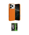 ieg™ iPhone 17 Pro Max Kılıf Ahenk Serisi - Siyah 360 Mat Full Body Arka Koruyucu