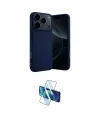 ieg™ iPhone 17 Pro Max Kılıf Ahenk Serisi - Siyah 3D Antistatik Cam Ekran Koruyucu