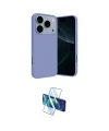 ieg™ iPhone 17 Pro Max Kılıf Ahenk Serisi - Siyah 3D Antistatik Cam Ekran Koruyucu