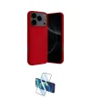 ieg™ iPhone 17 Pro Max Kılıf Ahenk Serisi - Siyah 3D Antistatik Seramik Nano Ekran Koruyucu