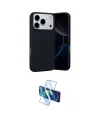 ieg™ iPhone 17 Pro Max Kılıf Ahenk Serisi - Siyah 3D Antistatik Seramik Nano Ekran Koruyucu