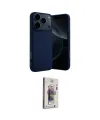 ieg™ iPhone 17 Pro Max Kılıf Ahenk Serisi - Siyah Bilvis 3D Cam Ekran Koruyucu