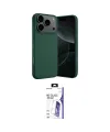 ieg™ iPhone 17 Pro Max Kılıf Ahenk Serisi - Siyah Bilvis 3X AR HD Cam Ekran Koruyucu