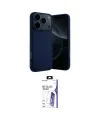 ieg™ iPhone 17 Pro Max Kılıf Ahenk Serisi - Siyah Bilvis 3X AR HD Cam Ekran Koruyucu