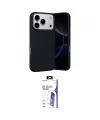 ieg™ iPhone 17 Pro Max Kılıf Ahenk Serisi - Siyah Bilvis 3X AR HD Cam Ekran Koruyucu