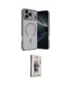 ieg™ iPhone 17 Pro Max Kılıf Çekirdek Klasik Özel Seri - Siyah Bilvis 3D Cam Ekran Koruyucu