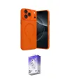 ieg™ iPhone 17 Pro Max Kılıf Çekirdek Klasik Özel Seri - Siyah Bilvis 5in1 3D Magic Cam Ekran Koruyucu