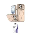 ieg™ iPhone 17 Pro Max Kılıf Çekirdek Klasik - Siyah Bilvis 3X AR HD Cam Ekran Koruyucu