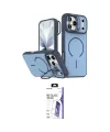 ieg™ iPhone 17 Pro Max Kılıf Çekirdek Klasik - Siyah Bilvis 3X AR HD Cam Ekran Koruyucu
