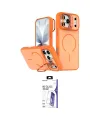 ieg™ iPhone 17 Pro Max Kılıf Çekirdek Klasik - Siyah Bilvis 3X AR HD Cam Ekran Koruyucu