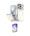 ieg™ iPhone 17 Pro Max Kılıf Çekirdek Klasik - Siyah Bilvis 5in1 3D Magic Cam Ekran Koruyucu
