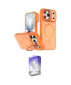 ieg™ iPhone 17 Pro Max Kılıf Çekirdek Klasik - Siyah Bilvis 5in1 3D Magic Cam Ekran Koruyucu