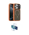 ieg™ iPhone 17 Pro Max Kılıf Doruk Form Serisi - Siyah 3D Antistatik Seramik Nano Ekran Koruyucu