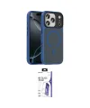 ieg™ iPhone 17 Pro Max Kılıf Doruk Form Serisi - Siyah Bilvis 3X AR HD Cam Ekran Koruyucu