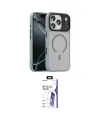 ieg™ iPhone 17 Pro Max Kılıf Doruk Form Serisi - Siyah Bilvis 3X AR HD Cam Ekran Koruyucu