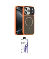 ieg™ iPhone 17 Pro Max Kılıf Doruk Form Serisi - Siyah Bilvis 3X AR HD Cam Ekran Koruyucu