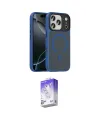 ieg™ iPhone 17 Pro Max Kılıf Doruk Form Serisi - Siyah Bilvis 5in1 3D Magic Cam Ekran Koruyucu