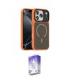 ieg™ iPhone 17 Pro Max Kılıf Doruk Form Serisi - Siyah Bilvis 5in1 3D Magic Cam Ekran Koruyucu
