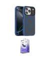 ieg™ iPhone 17 Pro Max Kılıf Doruk Form Serisi - Siyah Bilvis 5in1 5D Magic Hayalet Cam Ekran Koruyucu