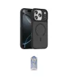 ieg™ iPhone 17 Pro Max Kılıf Doruk Form Serisi - Siyah Joko Magic 5D Cam