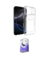 ieg™ iPhone 17 Pro Max Kılıf Doruk Klasik Koleksiyonu - Siyah Bilvis 5in1 5D Magic Hayalet Cam Ekran Koruyucu