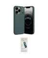 ieg™ iPhone 17 Pro Max Kılıf Doruk Klasik Özel Seri - Şeffaf Pasifik Cam Ekran Koruyucu