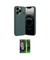ieg™ iPhone 17 Pro Max Kılıf Doruk Klasik Özel Seri - Siyah 360 Mat Full Body Arka Koruyucu