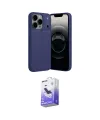 ieg™ iPhone 17 Pro Max Kılıf Doruk Klasik Özel Seri - Siyah Bilvis 5in1 5D Magic Hayalet Cam Ekran Koruyucu