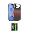 ieg™ iPhone 17 Pro Max Kılıf Doruk Serisi - Şeffaf 360 Full Body Arka Koruyucu
