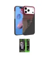 ieg™ iPhone 17 Pro Max Kılıf Doruk Serisi - Şeffaf 360 Full Body Arka Koruyucu