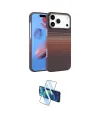 ieg™ iPhone 17 Pro Max Kılıf Doruk Serisi - Siyah 3D Antistatik Seramik Nano Ekran Koruyucu
