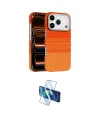ieg™ iPhone 17 Pro Max Kılıf Doruk Serisi - Siyah 3D Antistatik Seramik Nano Ekran Koruyucu