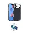 ieg™ iPhone 17 Pro Max Kılıf Doruk Serisi - Siyah 3D Antistatik Seramik Nano Ekran Koruyucu