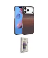 ieg™ iPhone 17 Pro Max Kılıf Doruk Serisi - Siyah Bilvis 3D Cam Ekran Koruyucu