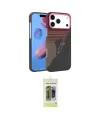 ieg™ iPhone 17 Pro Max Kılıf Doruk Serisi - Siyah Joko Magic 5D Hayalet Cam