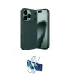 ieg™ iPhone 17 Pro Max Kılıf Eksen Form Prime - Siyah 3D Antistatik Cam Ekran Koruyucu