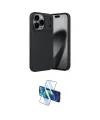 ieg™ iPhone 17 Pro Max Kılıf Eksen Form Prime - Siyah 3D Antistatik Cam Ekran Koruyucu