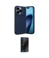 ieg™ iPhone 17 Pro Max Kılıf Eksen Form Prime - Siyah 3D Antistatik Hayalet Cam Ekran Koruyucu
