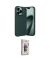 ieg™ iPhone 17 Pro Max Kılıf Eksen Form Prime - Siyah Bilvis 3D Cam Ekran Koruyucu