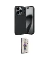 ieg™ iPhone 17 Pro Max Kılıf Eksen Form Prime - Siyah Bilvis 3D Cam Ekran Koruyucu