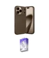 ieg™ iPhone 17 Pro Max Kılıf Eksen Form Prime - Siyah Bilvis 5in1 3D Magic Cam Ekran Koruyucu